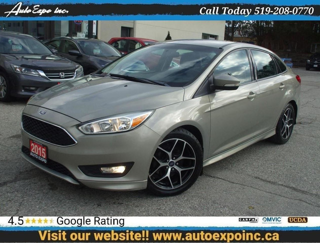  2015 Ford Focus SE,Auto,A/C,Bluetooth,Backup Camera,Certified,F in Cars & Trucks in Kitchener / Waterloo