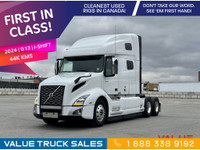  2024 Volvo VNL760 LOW KM!!! EATS + EP2 966K KM WARRANTY / D13TC