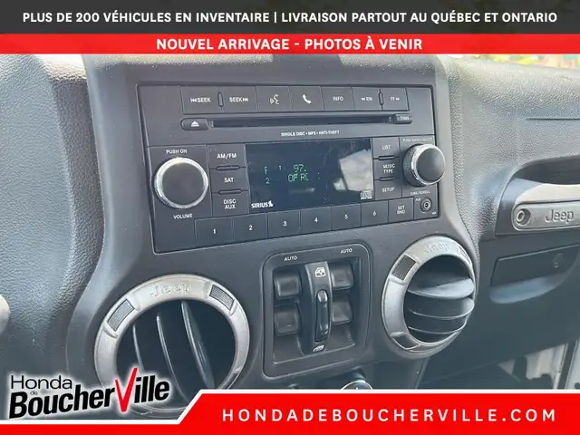 2016 Jeep Wrangler Unlimited SPORT MANUEL, TOIT RIGIDE ET TOIT M in Cars & Trucks in Longueuil / South Shore - Image 23
