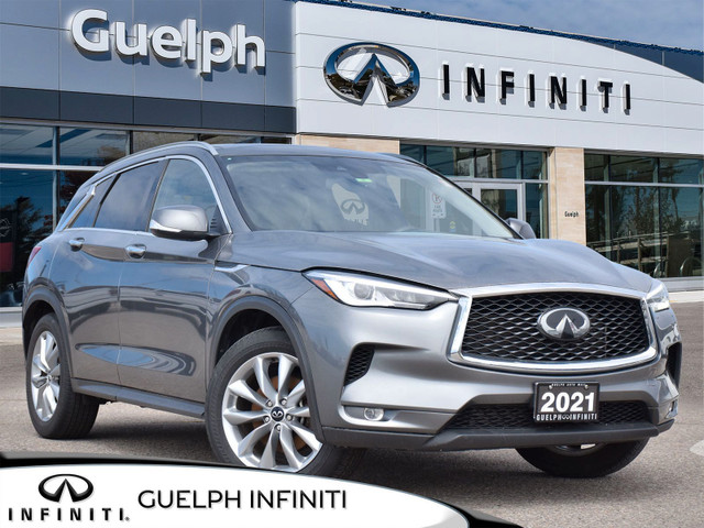 2021 Infiniti QX50 Luxe | CLEAN CARFAX | PANO ROOF | HTD SEAT in Cars & Trucks in Guelph