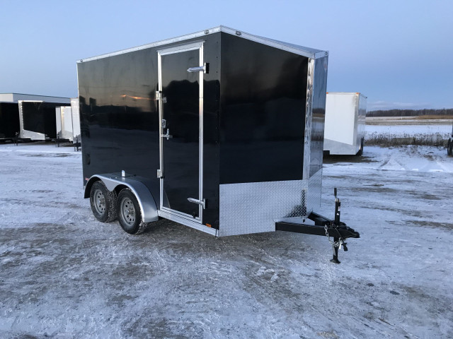 2023 Remorque Fermée 7 x 12 double essieu Cargo Mate in Cargo & Utility Trailers in Lévis - Image 2