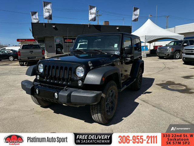 2017 Jeep Wrangler Willys Wheeler - Bluetooth in Cars & Trucks in Saskatoon