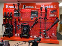 Kress 40v and 60v battery powered tools