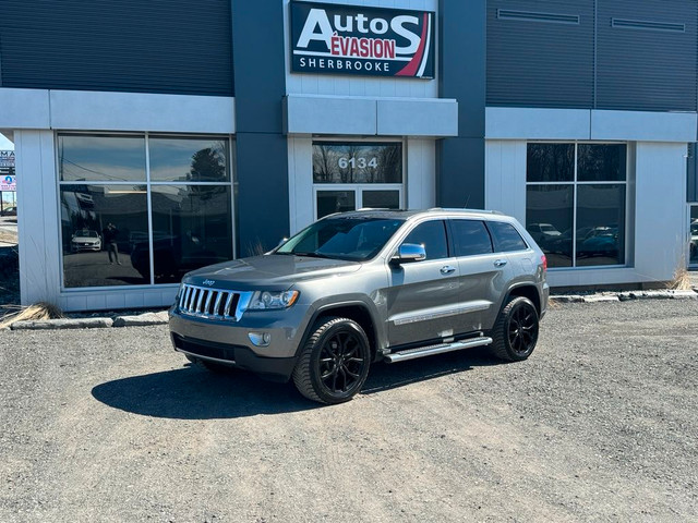  2012 Jeep Grand Cherokee OVERLAND AWD + BLUETOOTH + CUIR + INSP in Cars & Trucks in Sherbrooke
