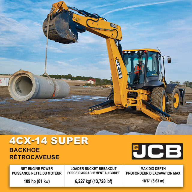 2022 JCB Construction Equipment Backhoe - rétrocaveuse in Heavy Equipment in Charlottetown - Image 3