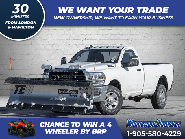 2024 Ram 2500 COMPANY DEMO | PLOW INCLUDED | REG CAB | LONG BOX in Cars & Trucks in Woodstock