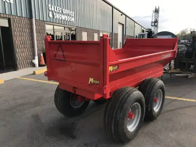 Canadian Made Offroad & Farm Dump Trailers at Miska Trailers From nimble 3 Ton Dumps perfect for Com...