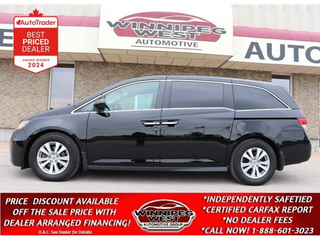 2017 Honda Odyssey LOW KMS, LOCAL MB TRADE, VERY CLEAN INSIDE AN in Cars & Trucks in Winnipeg