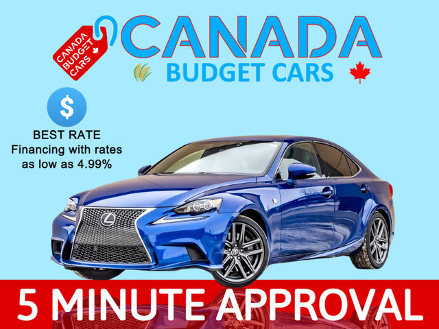  2016 Lexus IS 350 AWD | NAVIGATION | HEATED SEATS & STEERING |  in Cars & Trucks in Saskatoon