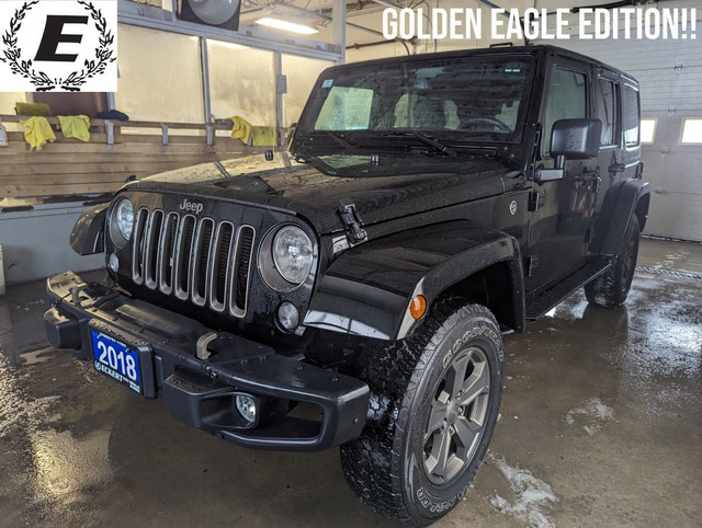 2018 Jeep Wrangler GOLDEN EAGLE WITH PREMIUM TAN SUNRIDER SOFT T in Cars & Trucks in Barrie