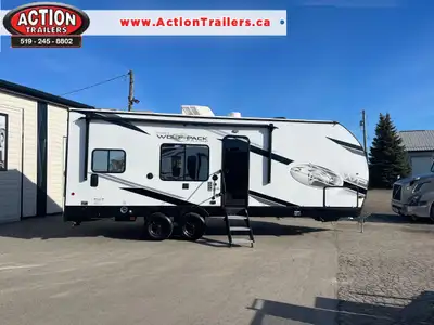 CHEROKEE WOLFPACK 26' TOY HAULER! Welcome to the Wolf Pack Experience! Versatile Toy Hauler & Bunkho...