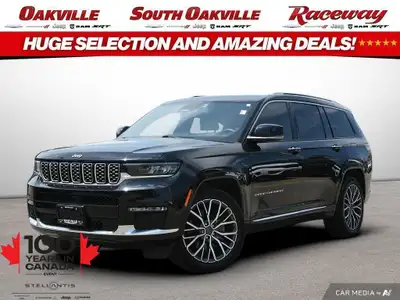 2022 Jeep Grand Cherokee L Summit Diamond Black Crystal Pearlcoat HEMI 5.7L V8 VVT 8-Speed Automatic...