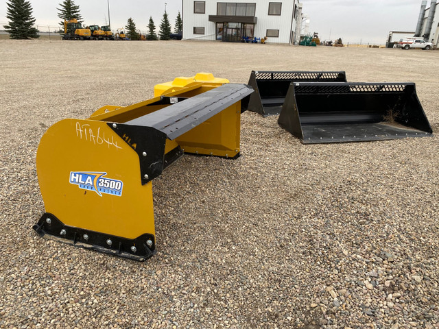 New 8'  HLA 3500 Series Snow Pusher Skid Steer Attachment in Heavy Equipment in Lethbridge