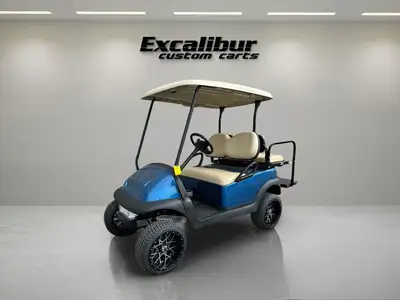 2012 Club Car Precedent - Electric - Blue Features: - OEM Painted body - Deluxe Rear Seat that flips...