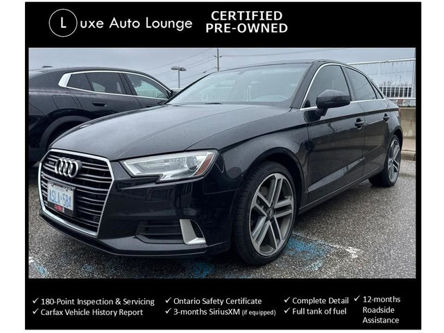 2017 Audi A3 AWD, PROGRESSIV, NAV, SUNROOF, HEATED SEATS! in Cars & Trucks in Ottawa