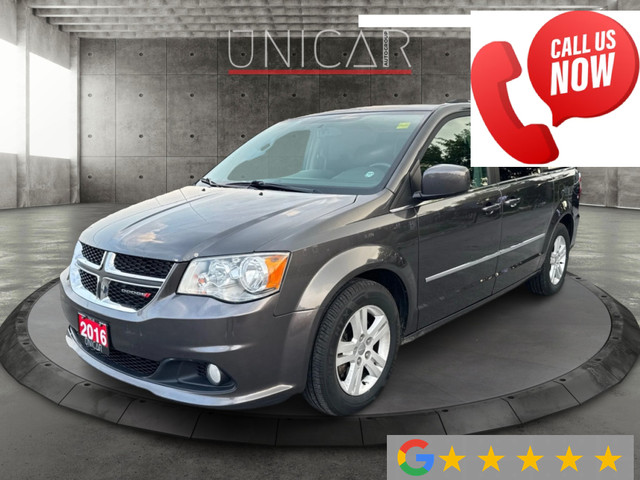2016 Dodge Grand Caravan No Accidents Wgn Crew DVD Player Nav Ba in Cars & Trucks in Markham / York Region - Image 3
