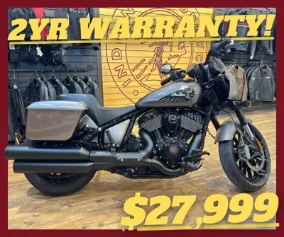 2025 Indian Sport Chief RT - 2YR WARRANTY! PAYMENTS LOW AS $155 BIWKLY! Introducing the 2025 Indian...
