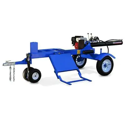 Wallenstein Wood Splitter 25 ton splitting force 24" splitting opening log loader List $6700 Sale $6...