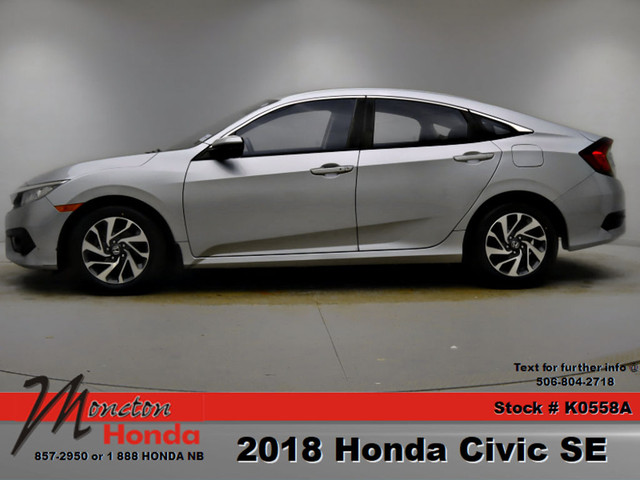  2018 Honda Civic SE in Cars & Trucks in Moncton - Image 2
