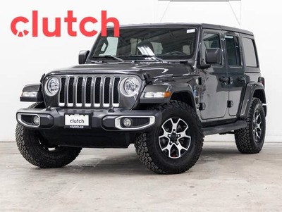 2020 Jeep Wrangler Unlimited Sahara 4x4 w/ Uconnect 4C, Bluetoot