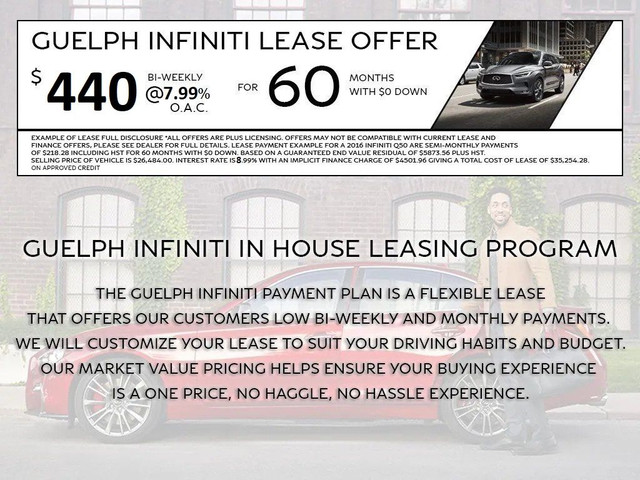 2023 Infiniti QX60 SENSORY | DEMO | LEASING FROM 7.99% in Cars & Trucks in Guelph - Image 2