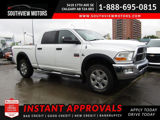 2012 Ram 2500 SLT 4WD CREW CAB 6.7L TURBO DIESEL T.COVER/RAM BOX in Cars & Trucks in Calgary
