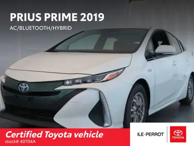 2019 Toyota PRIUS PRIME HYBRID AUT AC CAM RECUL BLUETOOTH BELLE 