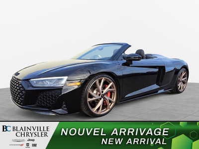 2023 Audi R8 V10 5.2L SPYDER PERFORMANCE PROPULSION GPS CUIR