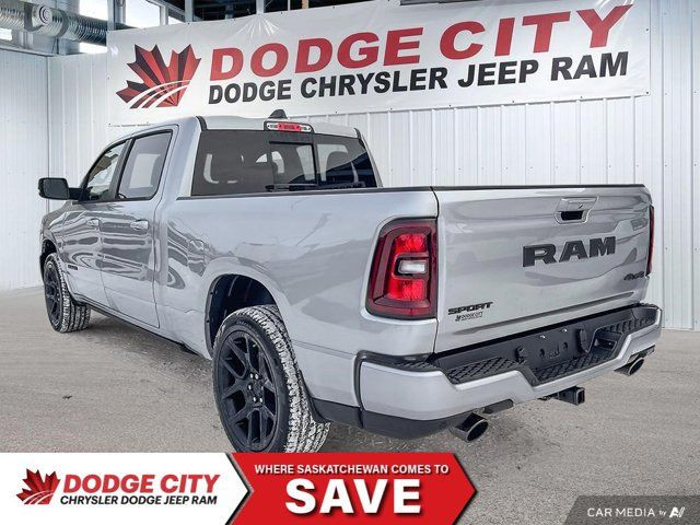 2025 Ram 1500 Sport 4x4 Crew Cab 6'4 Box in Cars & Trucks in Saskatoon - Image 4