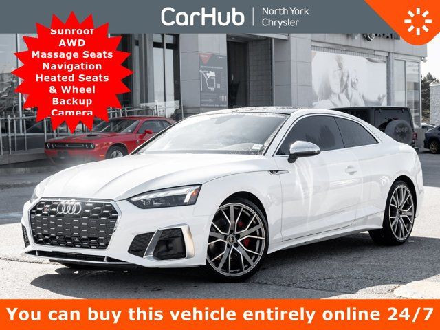 2023 Audi S5 Coupe Progressiv AWD Sunroof Massage Seats Navi in Cars & Trucks in City of Toronto