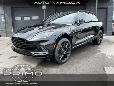 2021 Aston Martin DBX V8 4.0L TWIN TURBO AWD Cuir Tan Toit Panoramique Suspension à Air Nav Carplay...