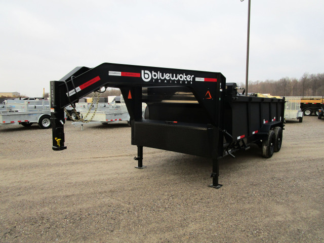 2024 RawMaxx LPX Tandem Axle Steel Gooseneck Dump Trailer 14,000 in Cargo & Utility Trailers in Barrie