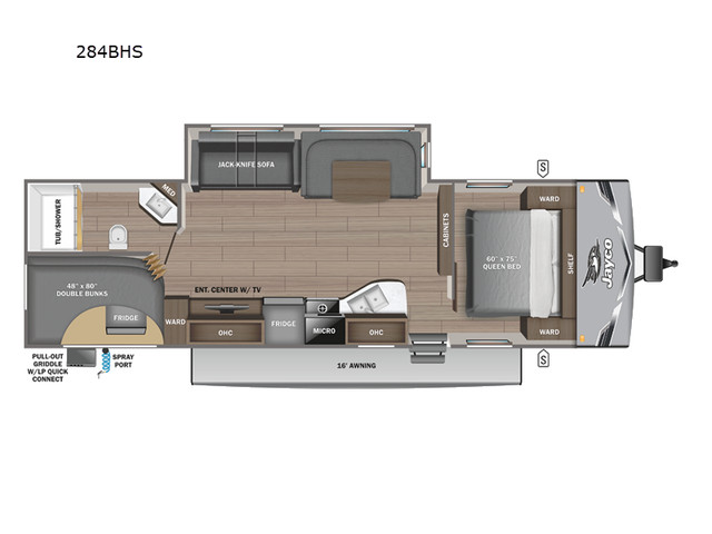 2025 Jayco Jay Flight 284BHS in Travel Trailers & Campers in Ottawa - Image 3