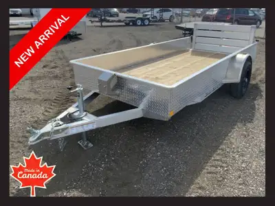 2 In Stock! This Canadian made 2025 5.5 x 12 SOLID SIDE trailer with a 3500lb axle is designed to ac...