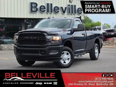 Recent Arrival! Patriot Blue Pearlcoat 2023 Ram 3500 Tradesman Tradesman / Diesel / 4x4 / Work Truck...