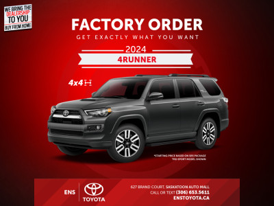 2024 Toyota 4Runner - $387 B/W