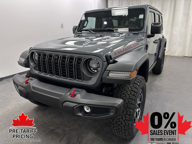 2025 Jeep Wrangler Rubicon - Leather Seats in Cars & Trucks in Lethbridge