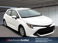 Recent Arrival! White 2021 Toyota Corolla Hatchback FWD 2.0L 4-Cylinder 16V DOHC | Black Cloth Bucke... (image 7)
