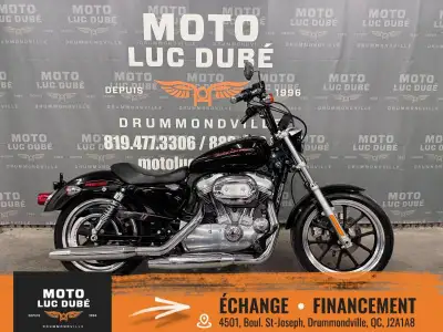 Harley-Davidson XL883L Sportster Superlow 2012 SEULEMENT 31 659 KM MOTO CANADIENNE ALARME ODOMÈTRE K...