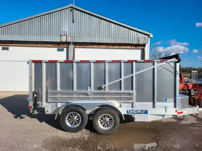 Canadian Made Aluminum Cargo Trailers Used Dump Trailer With A Unheard Of 10yrs STRUCTURAL WARRANTY....