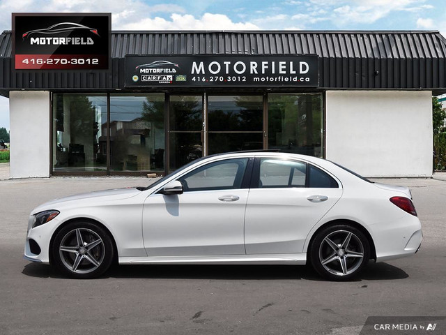 2016 Mercedes-Benz C-Class C 300 4MATIC *Accident Free, Red Leat in Cars & Trucks in City of Toronto - Image 3
