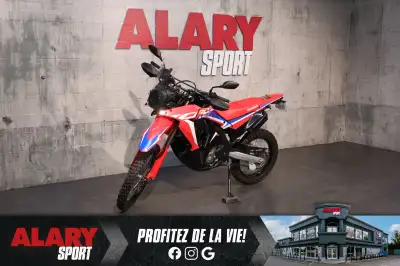 Cette MOTOCYCLETTE HONDA CRF300 RALLY 2024 est disponible DÈS MAINTENANT! Contactez-nous au 450-420-...