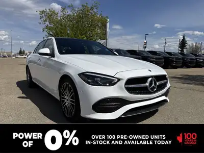 Only 3,999 Miles! This Mercedes-Benz C-Class delivers a Intercooled Turbo Gas/Electric I-4 2.0 L/122...
