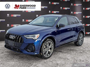 2021 Audi Q3 Progressiv | HEATED SEATS | LEATHER | PANO-ROOF | APPLE CAR PLAY | REAR BACK UP CAMERA