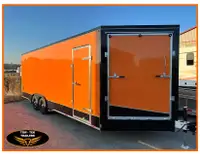 2024-8.5 x 22' Tow Tek car/Cargo trailer, Jump doormDrive on/Off
