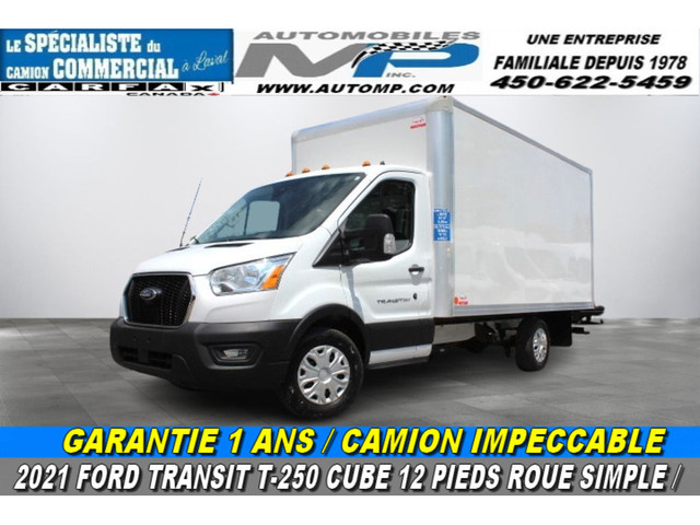 2021 Ford Transit Cargo Van T-250 CUBE 14 PIEDS ROUE SIMPLE GARA in Cars & Trucks in Laval / North Shore