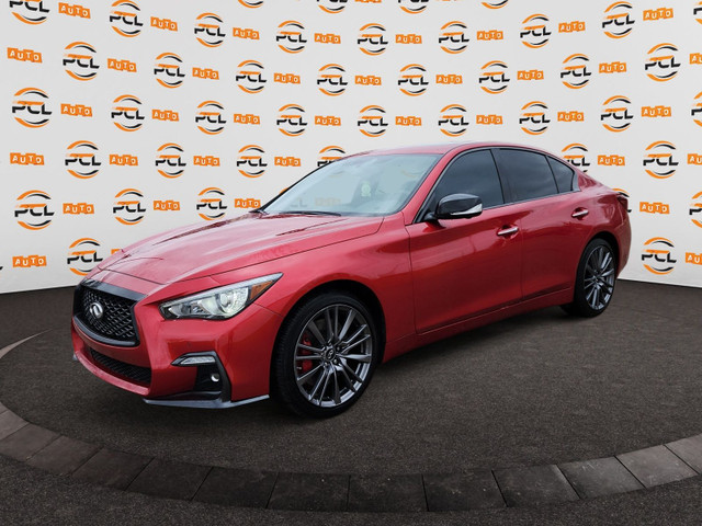 2022 Infiniti Q50 Low KM AWD R.start B.cam H.seat Nav in Cars & Trucks in Edmonton - Image 3