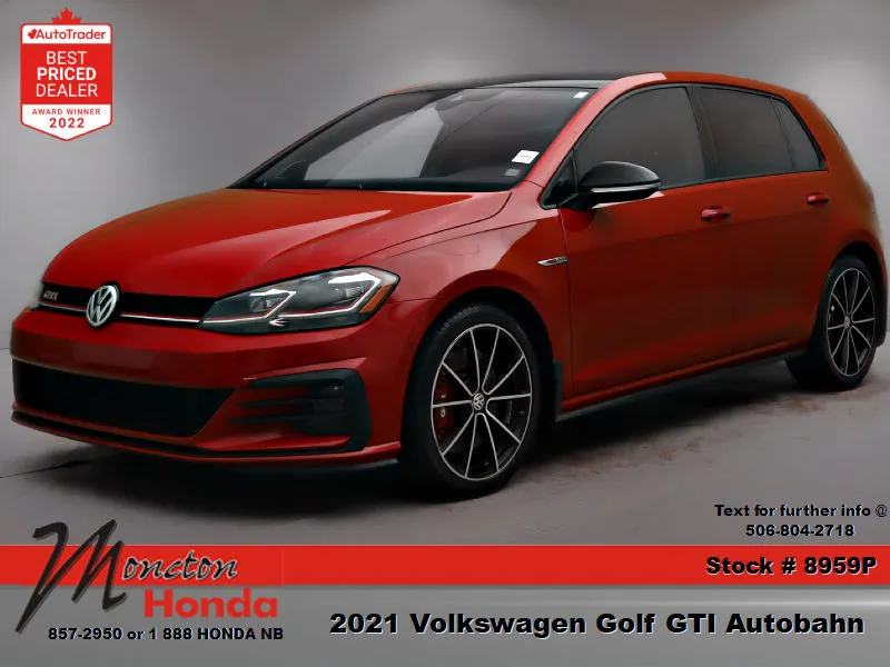 2021 Volkswagen Golf GTI Autobahn App-Connect (Android Auto/Appl