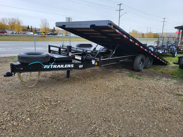 22ft Deck-over Tilt 16,000lb GVWR in Cargo & Utility Trailers in Fort St. John - Image 2