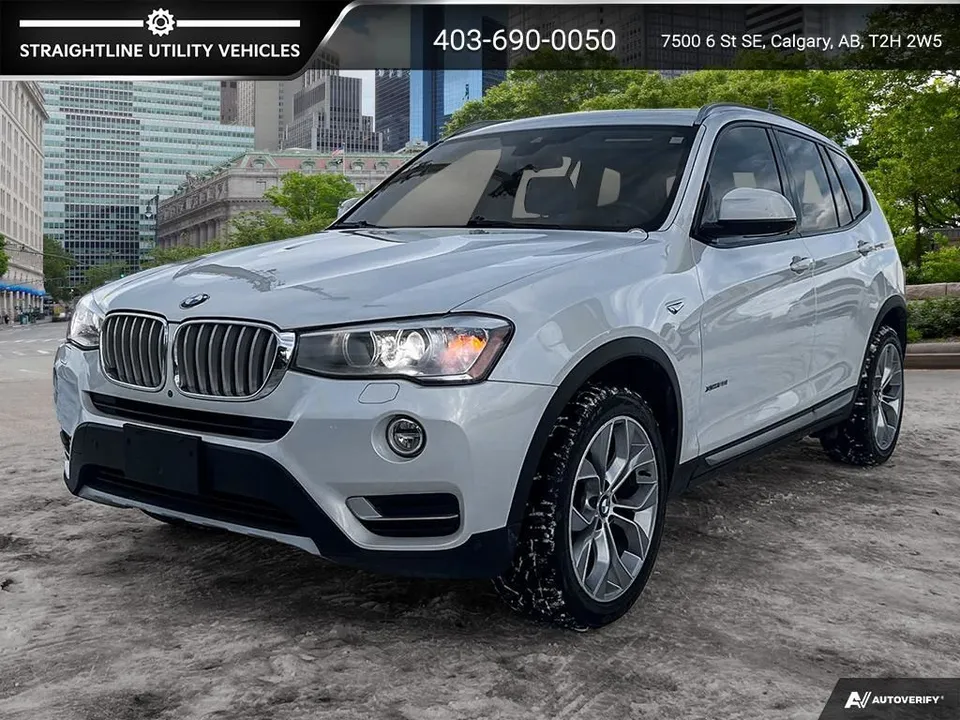 2017 BMW X3 Xdrive28i AWD-Clean CarFax, One owner, 2 Rims/tires